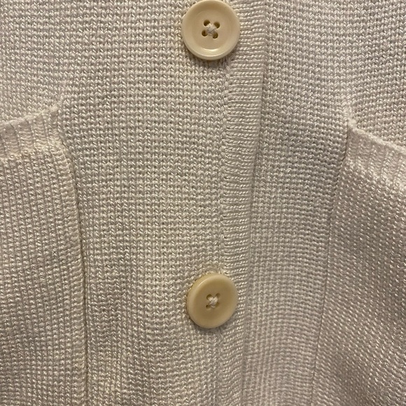 RODEBJER navy and white button up cardigan sweater - Picture 5 of 10